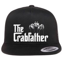 Crab Fishing Dad The Crabfather Flat Bill Trucker Hat