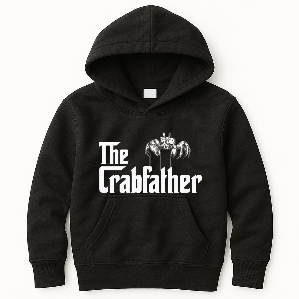 Crab Fishing Dad The Crabfather Kids Hoodie