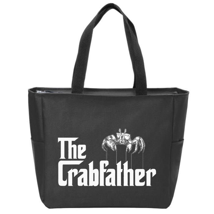 Crab Fishing Dad The Crabfather Zip Tote Bag