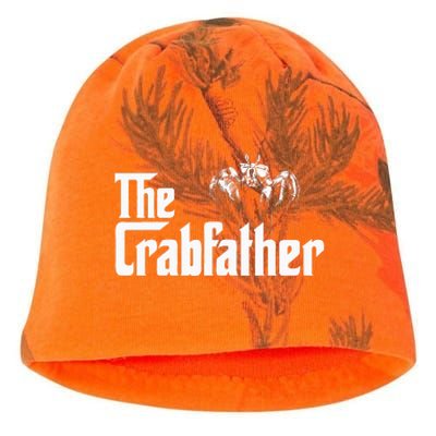 Crab Fishing Dad The Crabfather Kati - Camo Knit Beanie