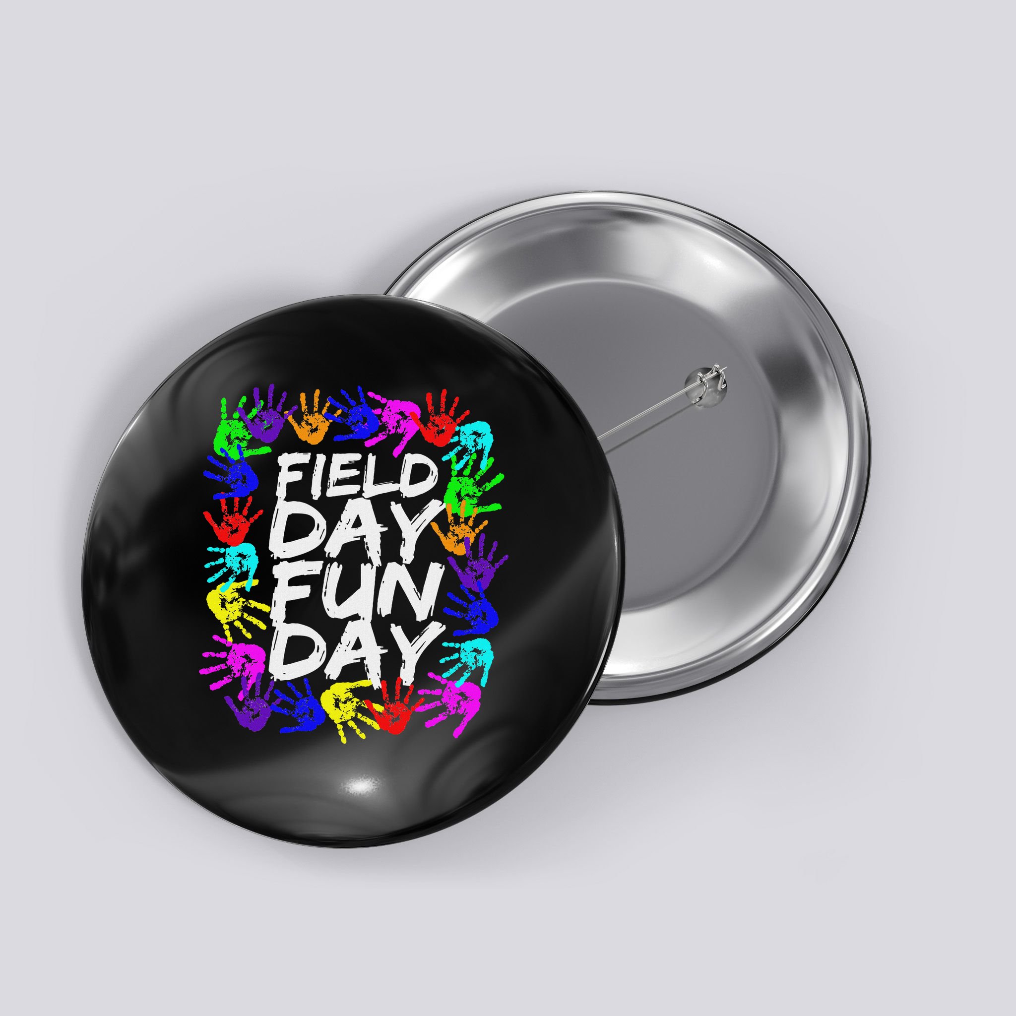 Cute Field Day Teacher Button