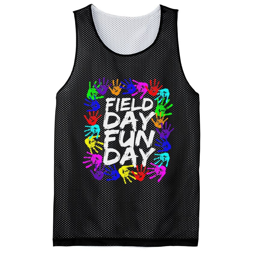 Cute Field Day Teacher Mesh Reversible Basketball Jersey Tank