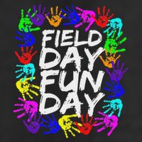 Cute Field Day Teacher Golf Towel