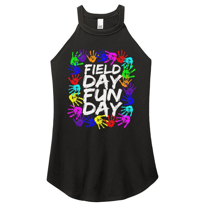 Cute Field Day Teacher Women's Perfect Tri Rocker Tank