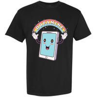 Cute Funny Dopamine Cellphone Garment-Dyed Heavyweight T-Shirt