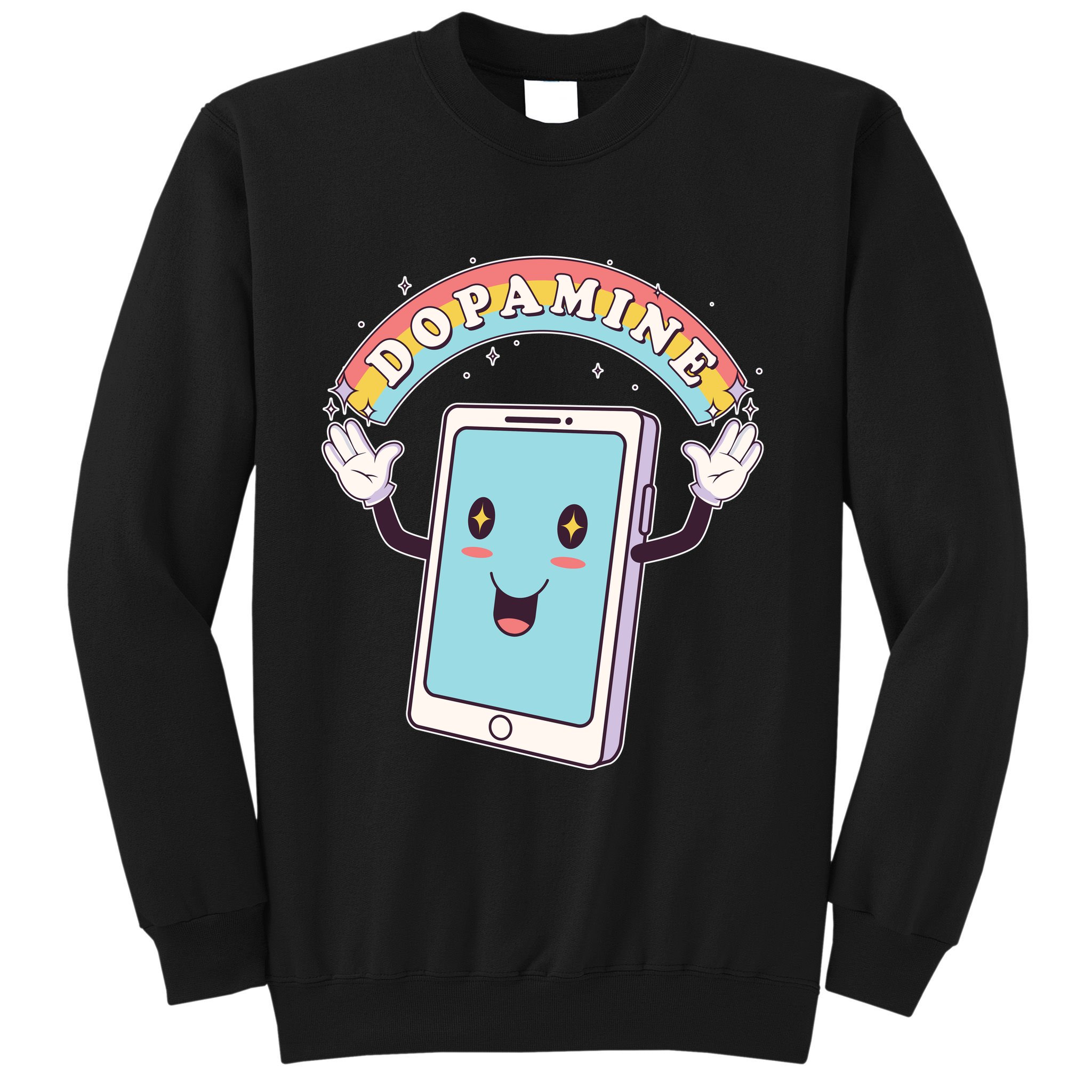 Cute Funny Dopamine Cellphone Sweatshirt