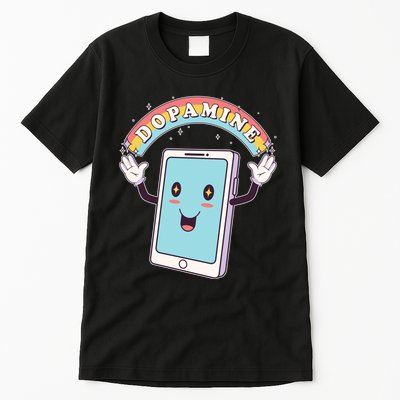 Cute Funny Dopamine Cellphone Tall T-Shirt
