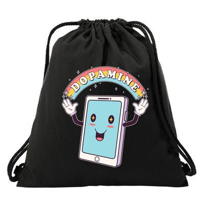 Cute Funny Dopamine Cellphone Drawstring Bag