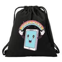 Cute Funny Dopamine Cellphone Drawstring Bag