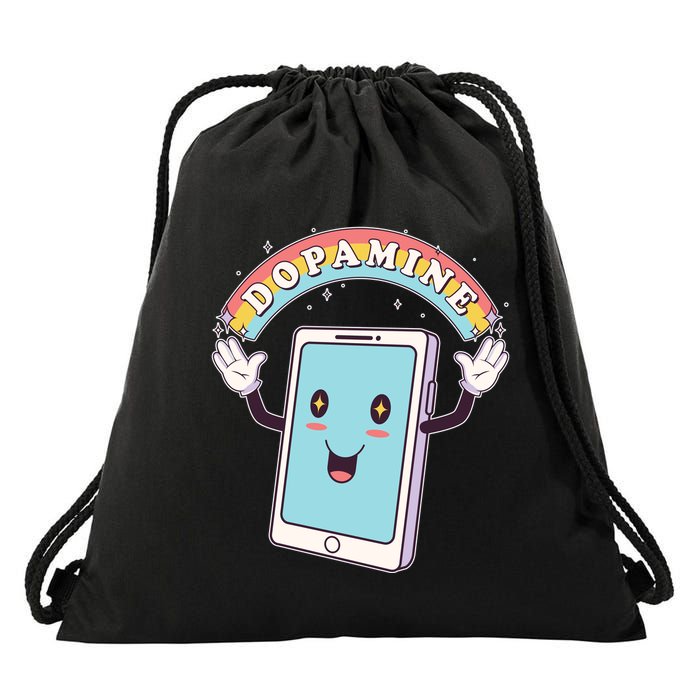Cute Funny Dopamine Cellphone Drawstring Bag