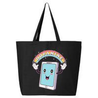 Cute Funny Dopamine Cellphone 25L Jumbo Tote