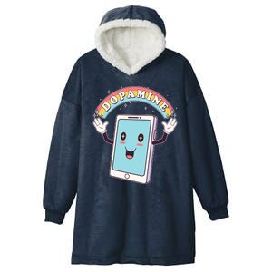 Cute Funny Dopamine Cellphone Hooded Wearable Blanket