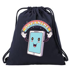 Cute Funny Dopamine Cellphone Drawstring Bag