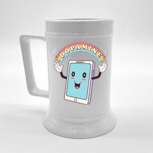 Cute Funny Dopamine Cellphone Beer Stein