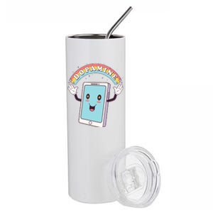 Cute Funny Dopamine Cellphone Stainless Steel Tumbler