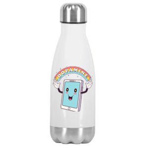 Cute Funny Dopamine Cellphone Stainless Steel Insulated Water Bottle