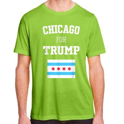 Chicago For Donald Trump SupporterS Design Adult ChromaSoft Performance T-Shirt