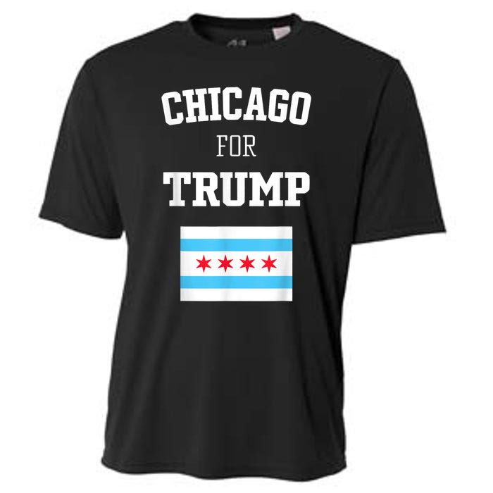 Chicago For Donald Trump SupporterS Design Cooling Performance Crew T-Shirt