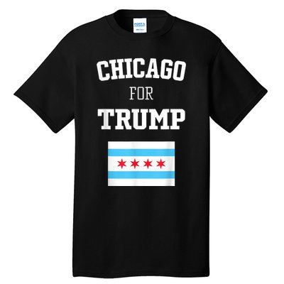 Chicago For Donald Trump SupporterS Design Tall T-Shirt