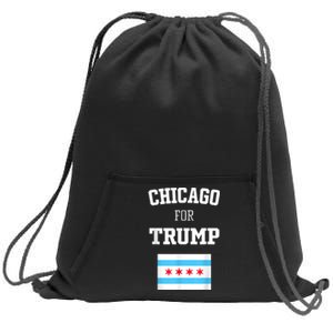 Chicago For Donald Trump SupporterS Design Sweatshirt Cinch Pack Bag