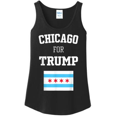 Chicago For Donald Trump SupporterS Design Ladies Essential Tank