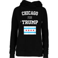 Chicago For Donald Trump SupporterS Design Womens Funnel Neck Pullover Hood