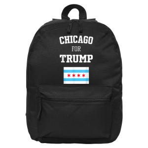 Chicago For Donald Trump SupporterS Design 16 in Basic Backpack