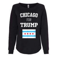 Chicago For Donald Trump SupporterS Design Womens California Wash Sweatshirt