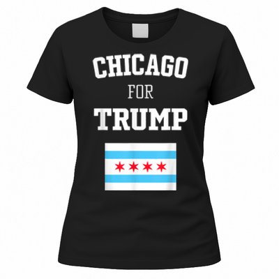 Chicago For Donald Trump SupporterS Design Women's T-Shirt