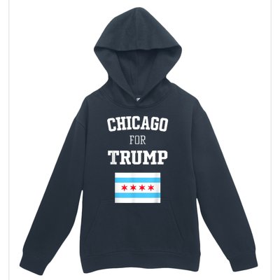 Chicago For Donald Trump SupporterS Design Urban Pullover Hoodie