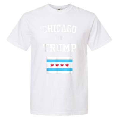 Chicago For Donald Trump SupporterS Design Garment-Dyed Heavyweight T-Shirt