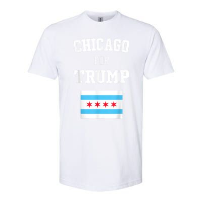 Chicago For Donald Trump SupporterS Design Softstyle CVC T-Shirt