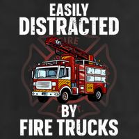 Cute Firefighter Design For Fireman Fire Truck Cool Comfort Performance Bucket Hat