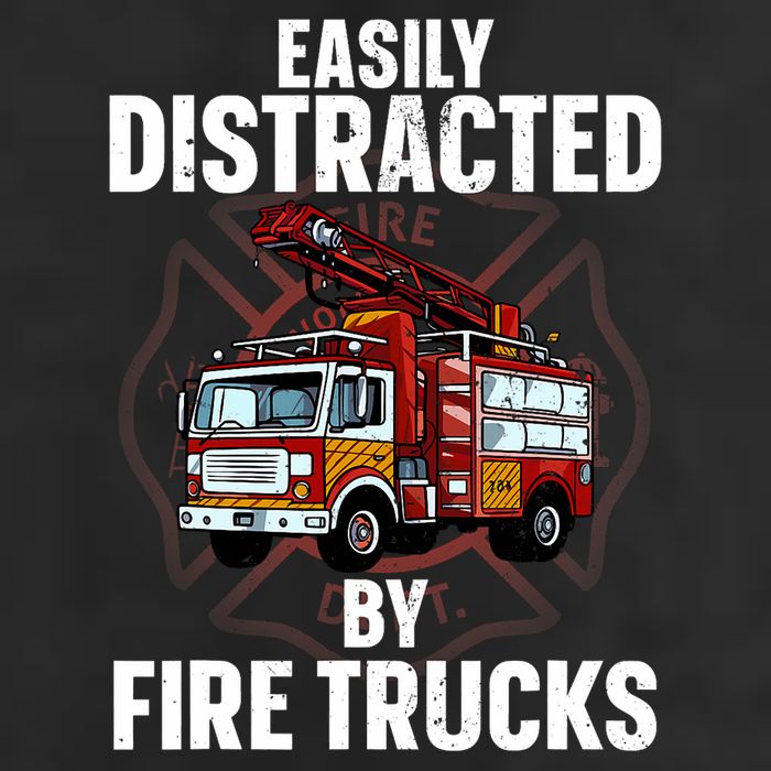 Cute Firefighter Design For Fireman Fire Truck Cool Comfort Performance Bucket Hat