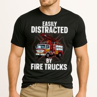 Cute Firefighter Design For Fireman Fire Truck Cooling Performance Crew T-Shirt