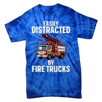 Cute Firefighter Design For Fireman Fire Truck Tie-Dye T-Shirt