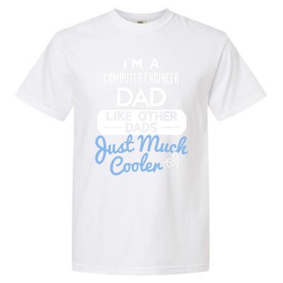 Cool Fathers Day Gift Computer Engineer Dad Gift Garment-Dyed Heavyweight T-Shirt