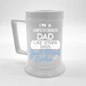 Cool Fathers Day Gift Computer Engineer Dad Gift Beer Stein