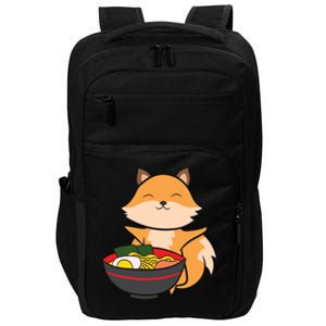 Cute Fox Eating Ra Love Ra And Foxes Impact Tech Backpack