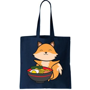 Cute Fox Eating Ra Love Ra And Foxes Tote Bag