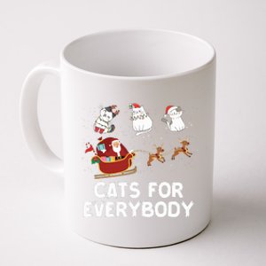 Cats For Everybody Festive Christmas Santa Xmas Funny Ugly  Coffee Mug