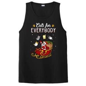 Cats For Everybody Ugly Christmas Cat PosiCharge Competitor Tank