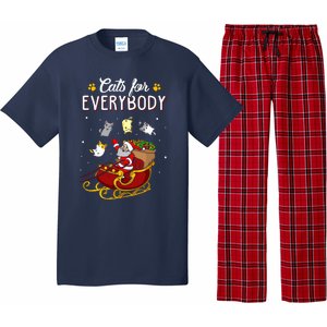 Cats For Everybody Ugly Christmas Cat Pajama Set