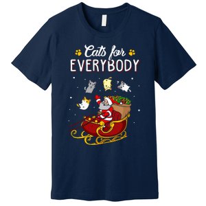 Cats For Everybody Ugly Christmas Cat Premium T-Shirt