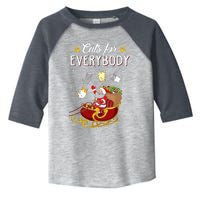 Cats For Everybody Ugly Christmas Cat Toddler Fine Jersey T-Shirt