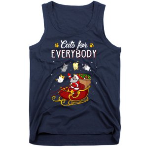 Cats For Everybody Ugly Christmas Cat Tank Top