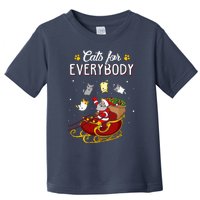 Cats For Everybody Ugly Christmas Cat Toddler T-Shirt