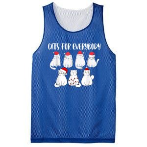 Cats For Everybody Christmas Funny Christmas Cats Great Gift Mesh Reversible Basketball Jersey Tank