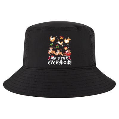 Cats For Everybody Christmas Santa Cats Lovers Gift Cool Comfort Performance Bucket Hat