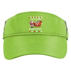 Cats For Everybody Christmas Santa Xmas Funny Gift Gift Adult Drive Performance Visor